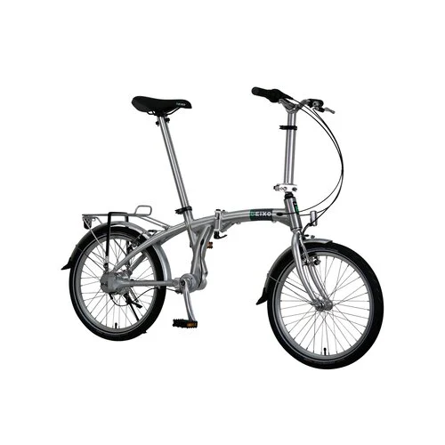 Beixo Vouwfiets Compact met cardanas aandrijving zilver